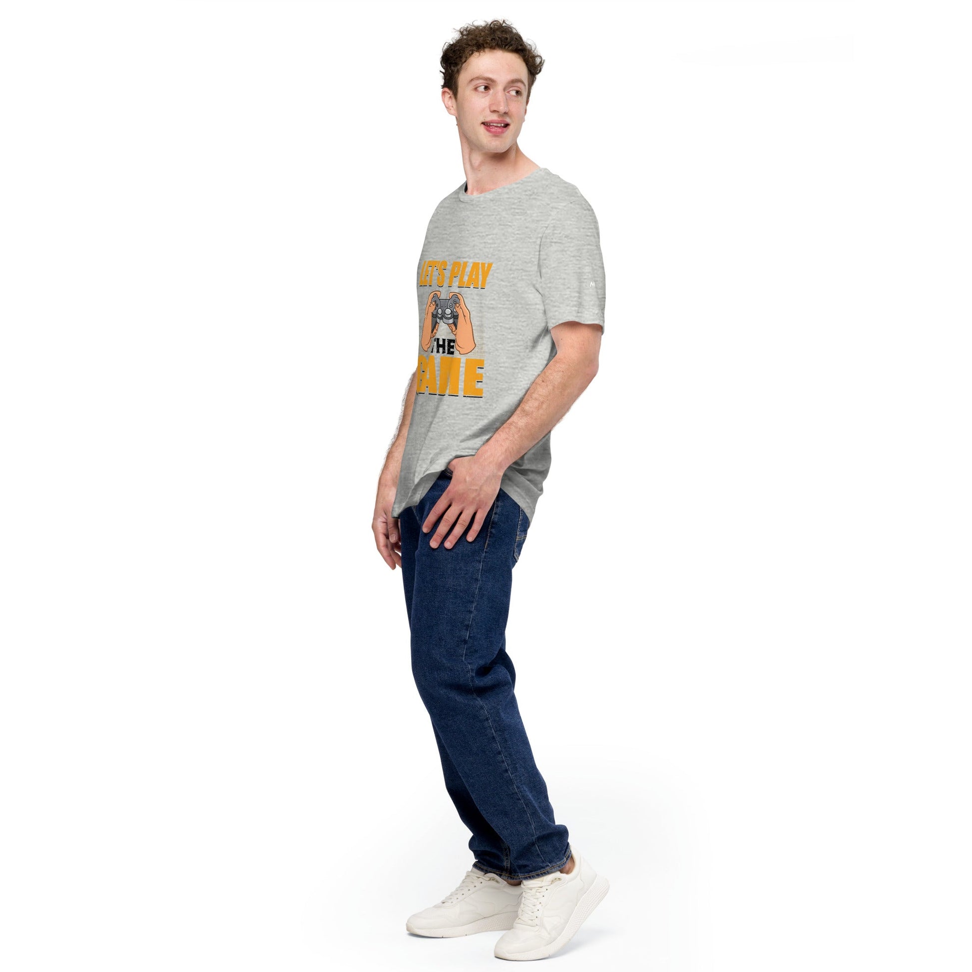 Let's Play the Game in Dark Text - Unisex t-shirt by DarkByteGear