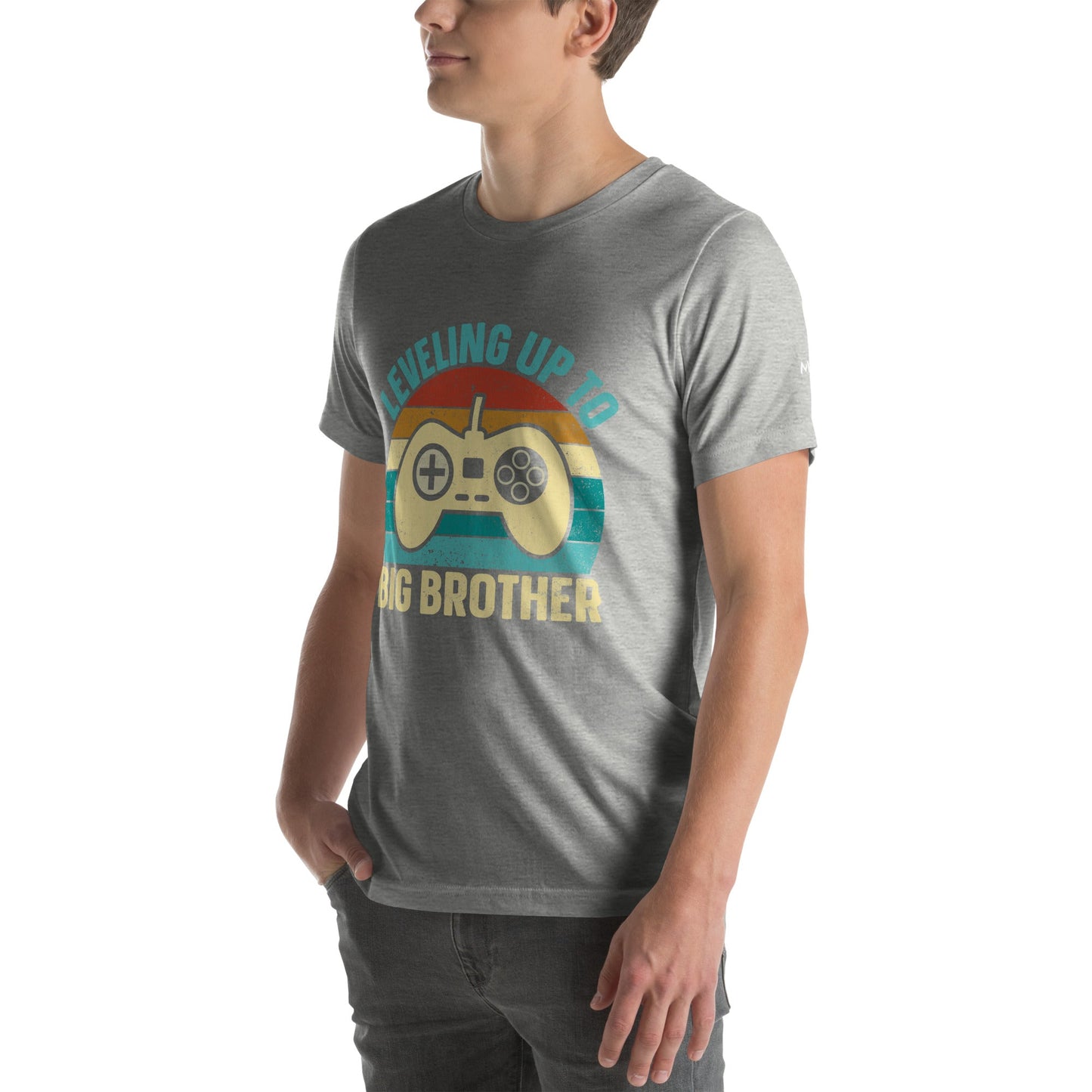 Levelling up to Big Brother V2 in Darker Shade - Unisex t-shirt by DarkByteGear
