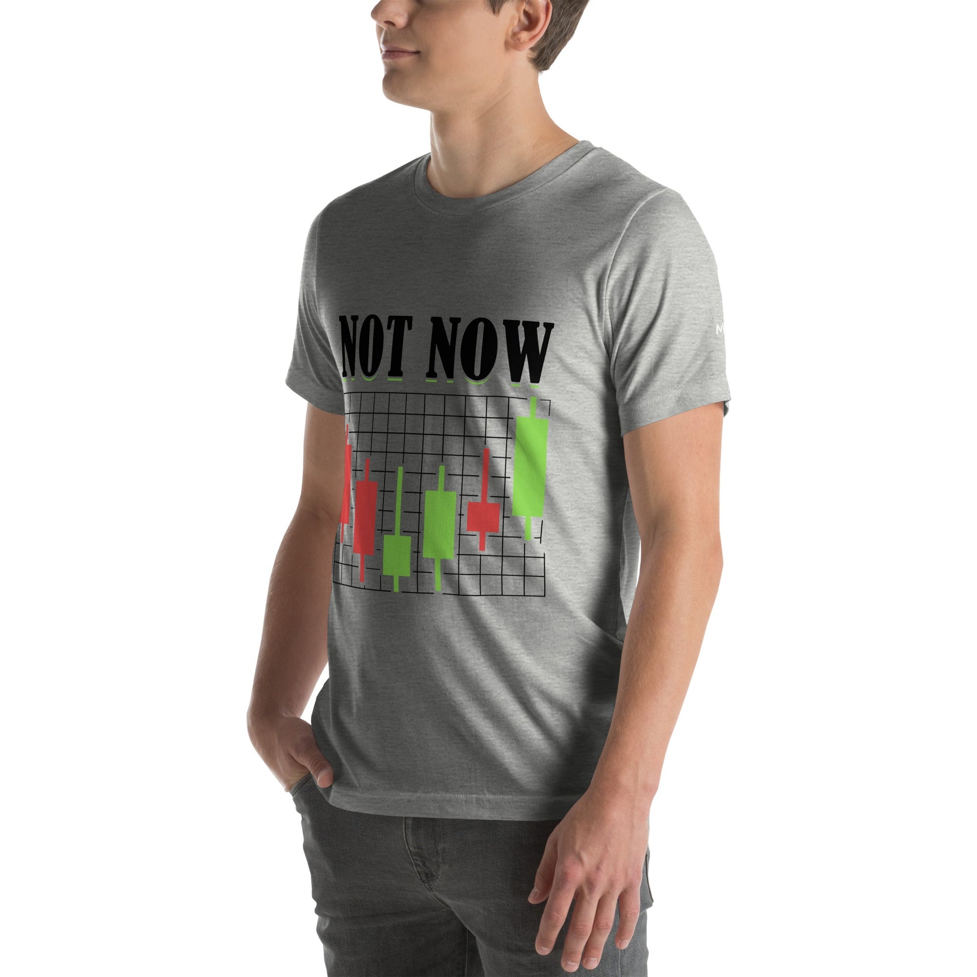 Not Now in Dark Text - Unisex t-shirt by DarkByteGear
