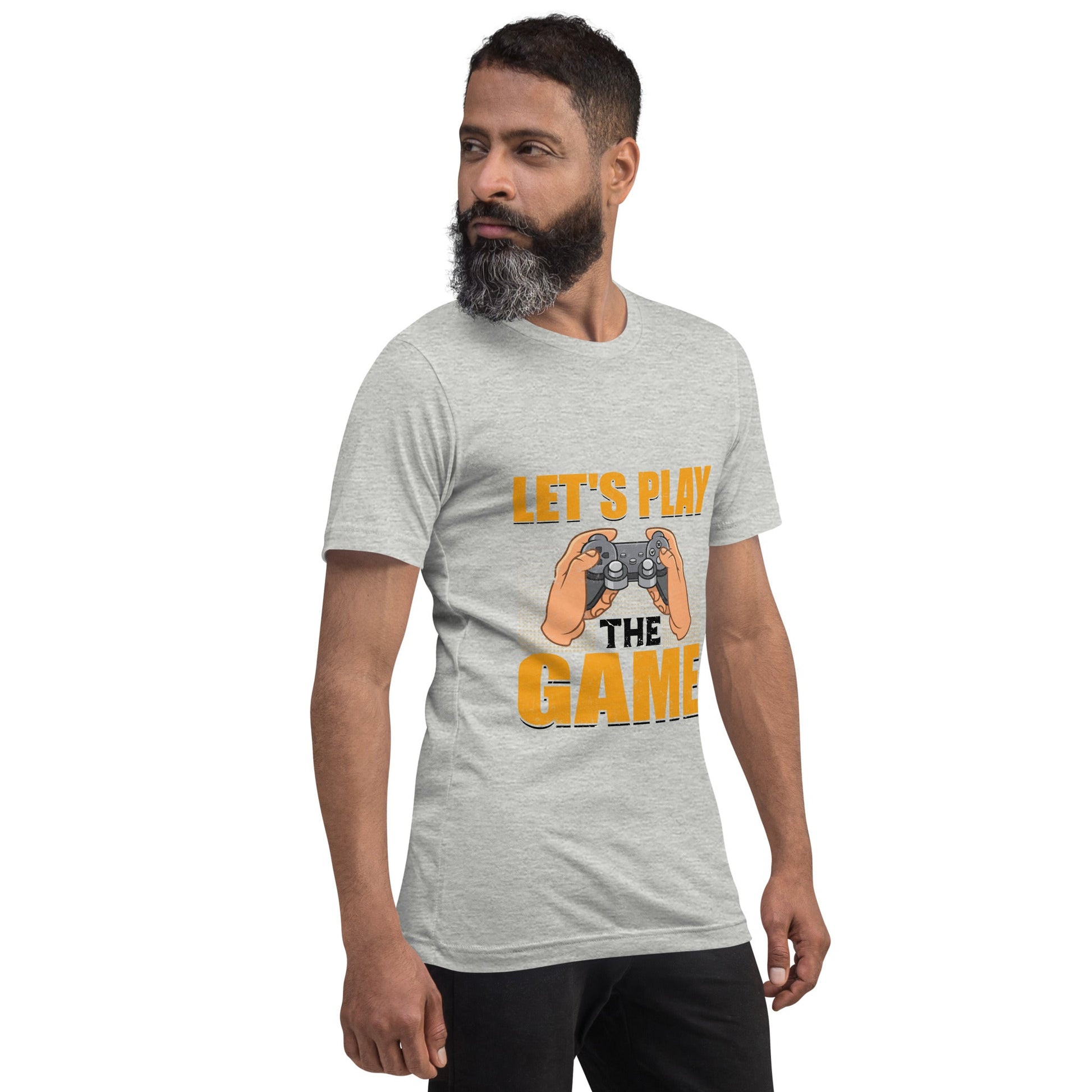 Let's Play the Game in Dark Text - Unisex t-shirt by DarkByteGear
