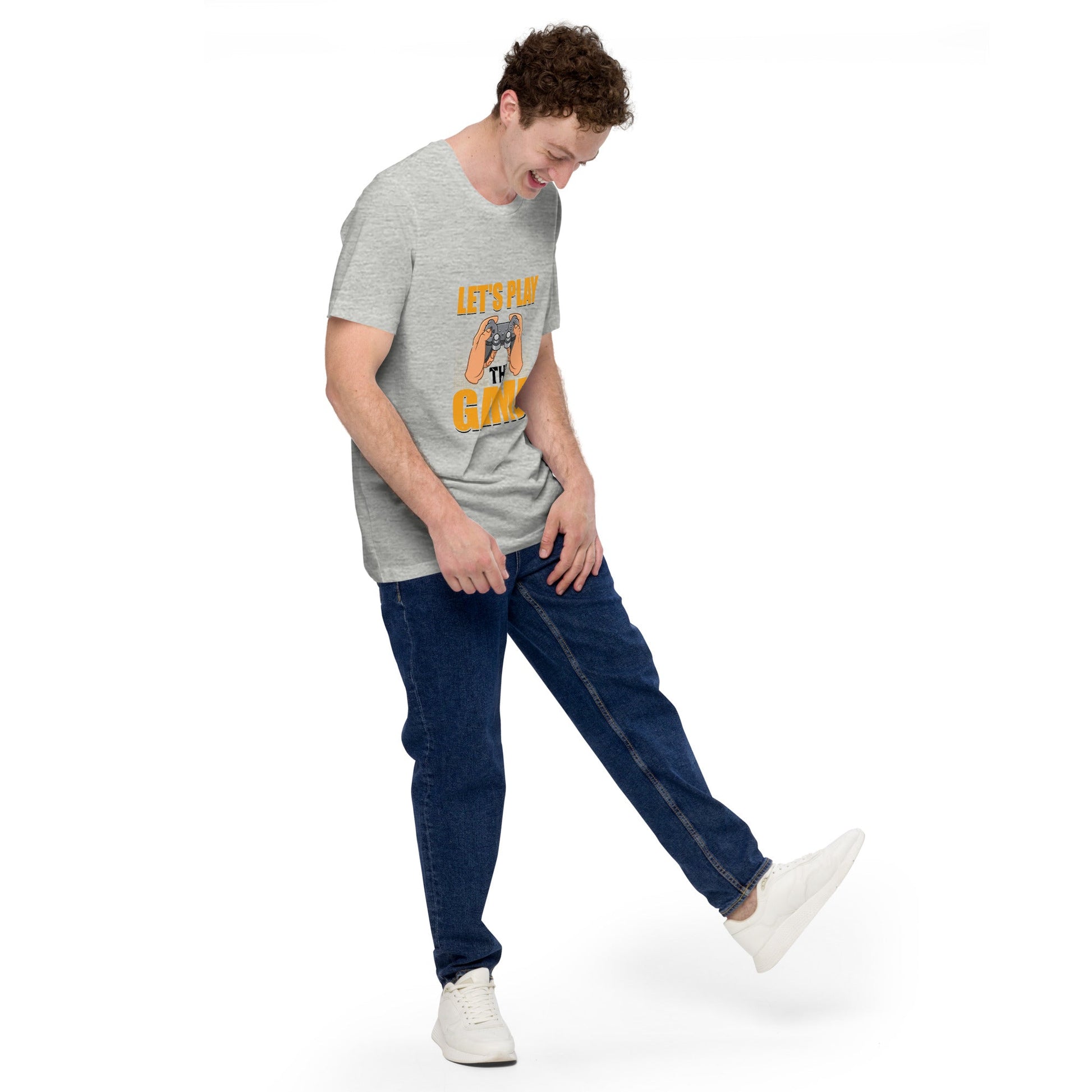Let's Play the Game in Dark Text - Unisex t-shirt by DarkByteGear