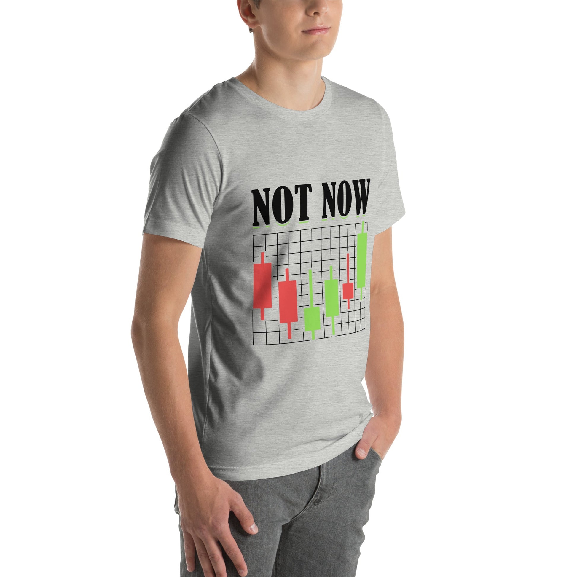 Not Now in Dark Text - Unisex t-shirt by DarkByteGear