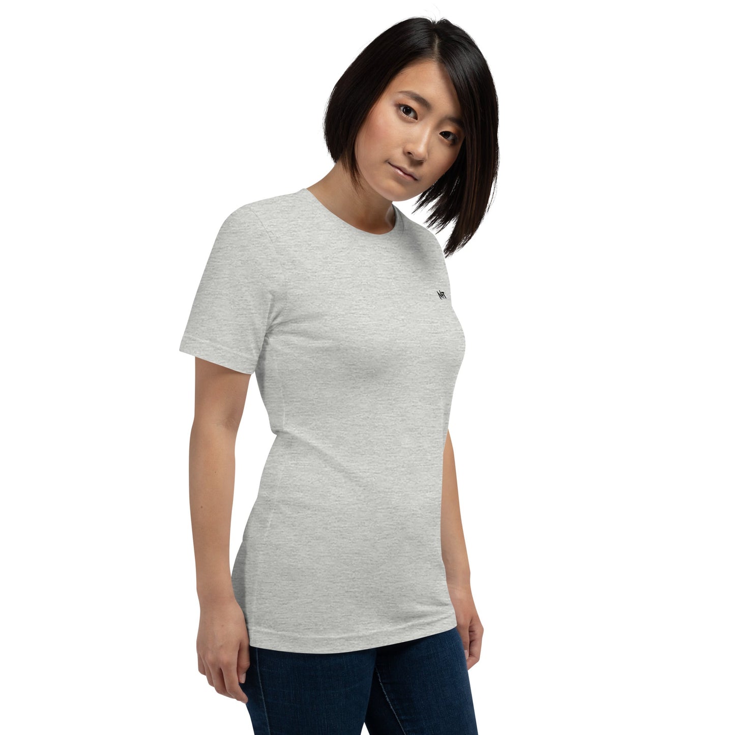 Levelling up to Big Sister for light color - Unisex t-shirt ( Back Print ) by DarkByteGear