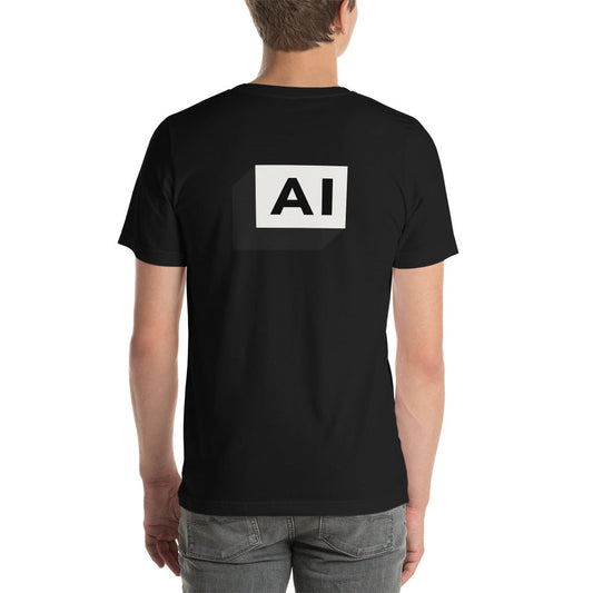 AI - Unisex t-shirt (back print) by DarkByteGear