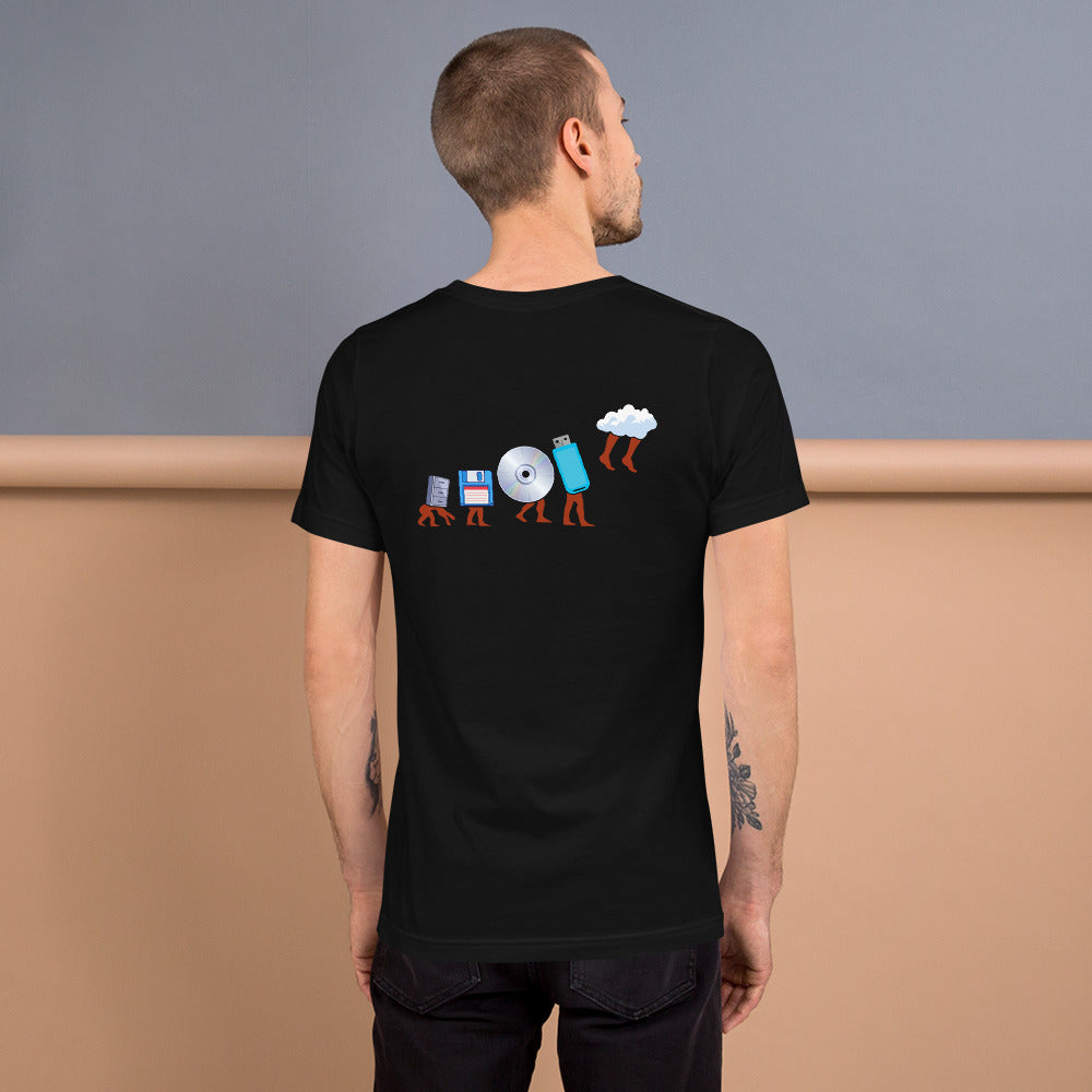 Funny Geek Programmer Nerd - Unisex t-shirt ( Back Print ) by DarkByteGear