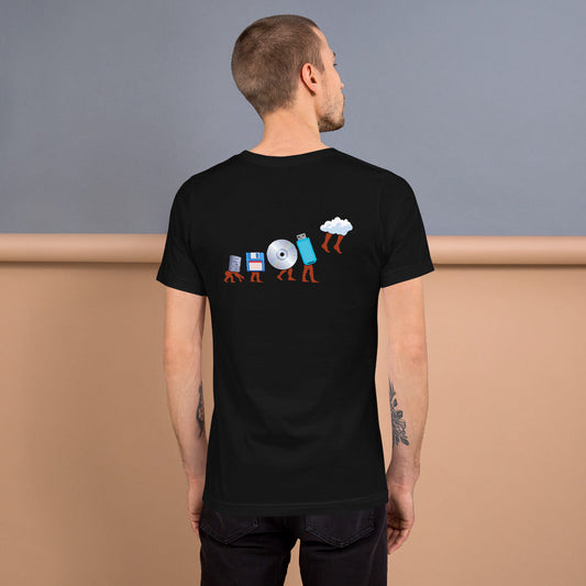 Funny Geek Programmer Nerd - Unisex t-shirt ( Back Print ) by DarkByteGear