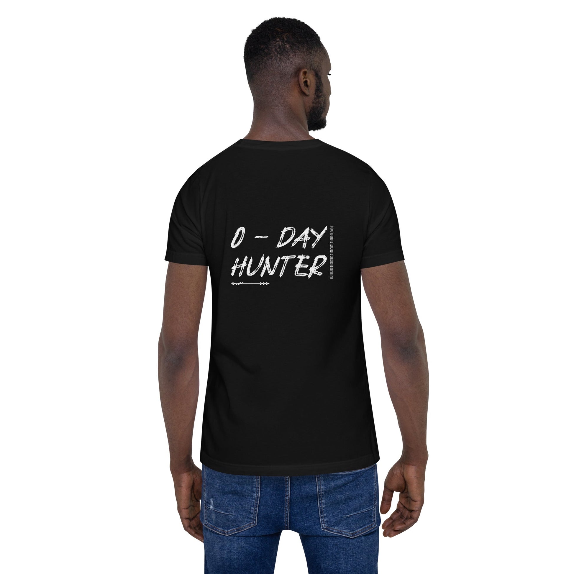 0-day Hunter V4 Unisex t-shirt ( Back Print ) by DarkByteGear