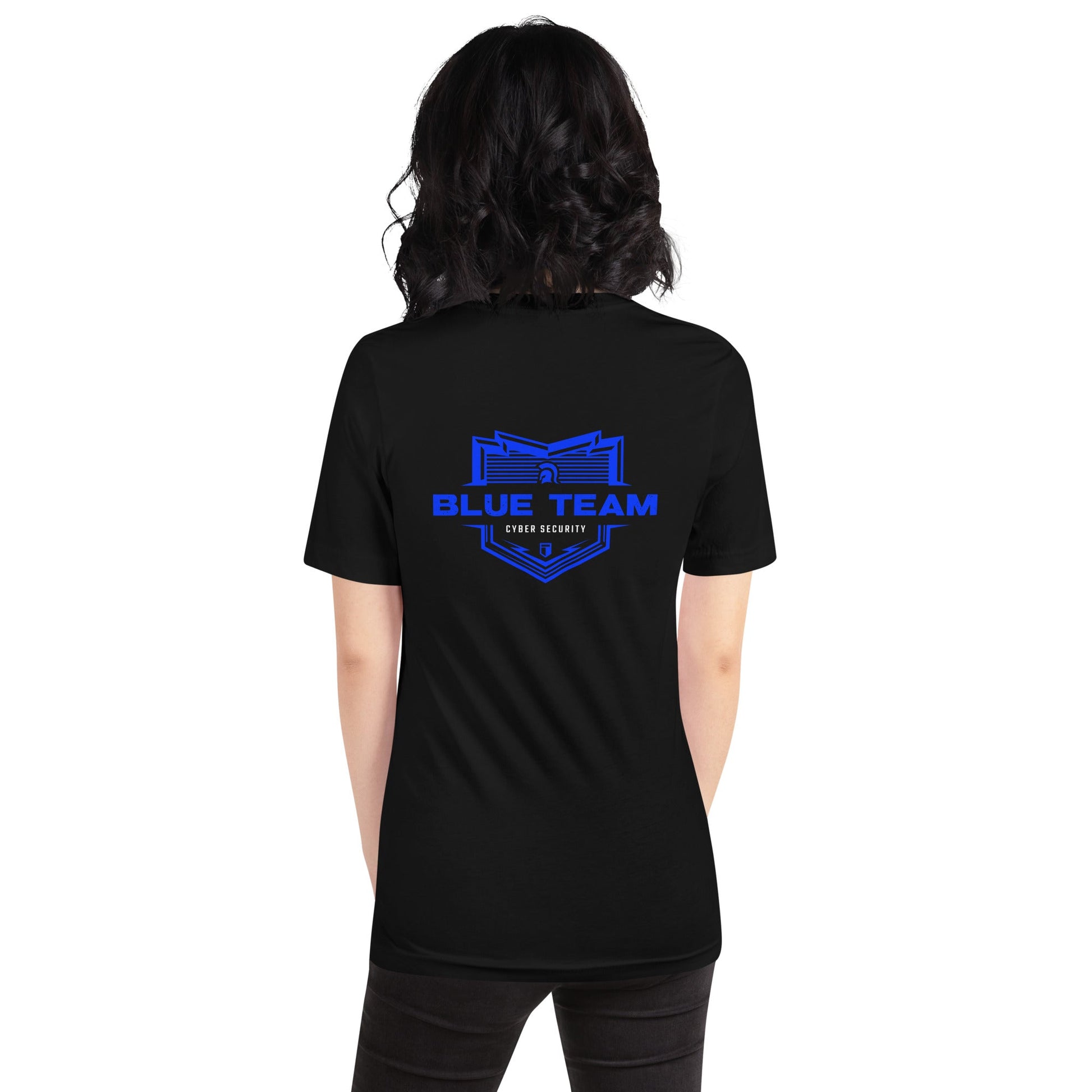 Cyber Security Blue Team V14 - Unisex t-shirt ( Back Print ) by DarkByteGear