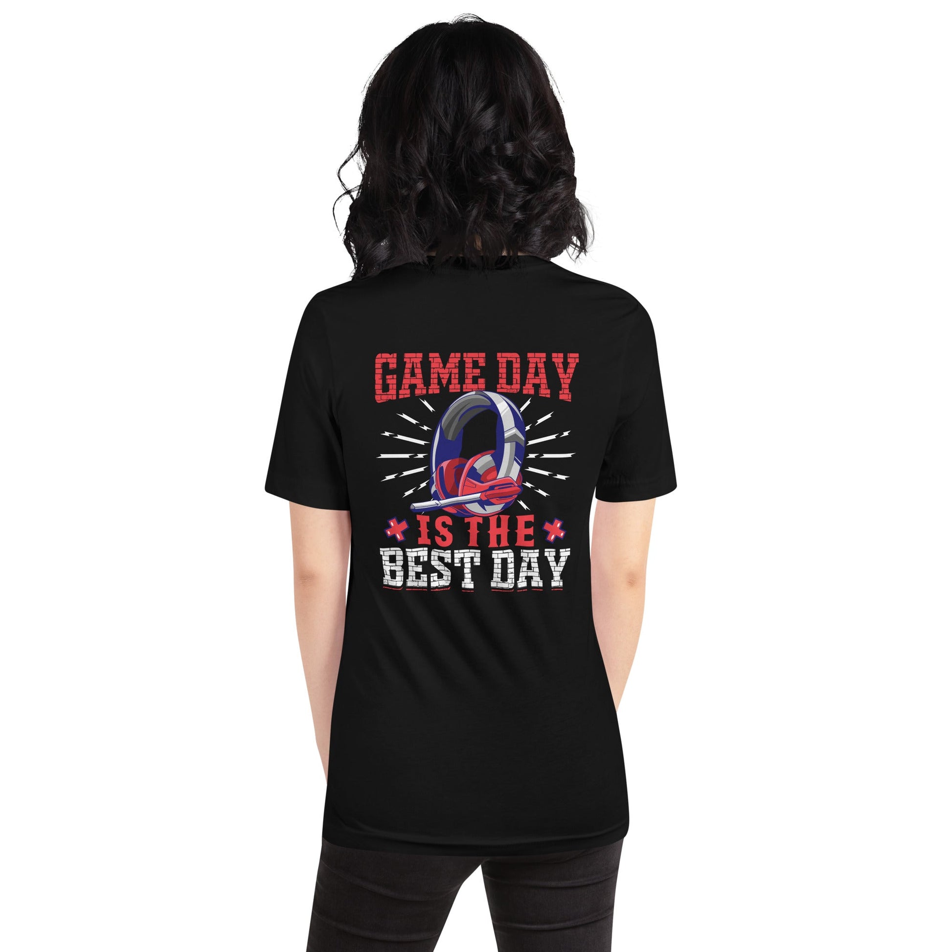 Game Day is the Best Day Shagor Unisex t-shirt ( Back Print ) by DarkByteGear