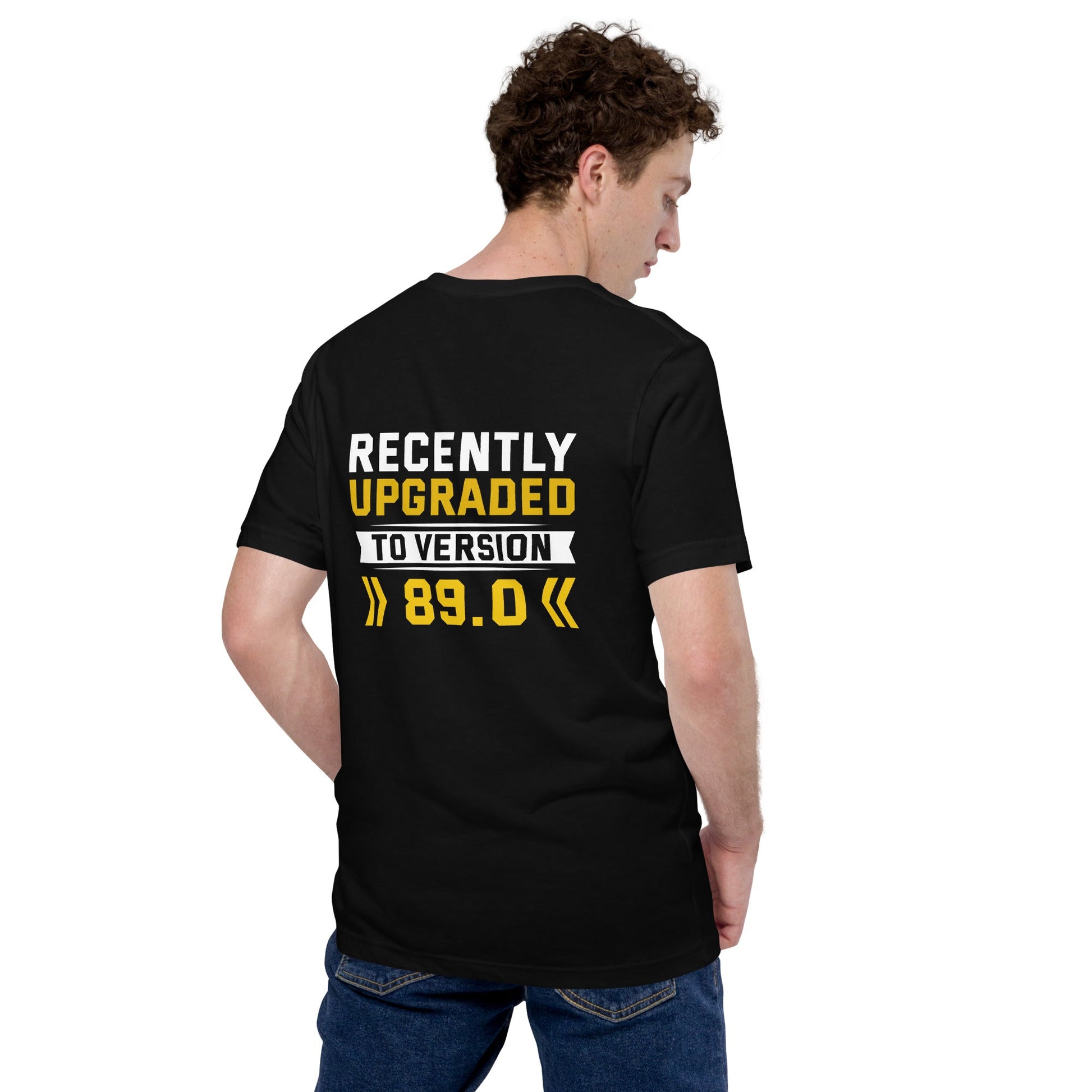 Recently Upgraded to Version >>89.0<< - Unisex t-shirt ( Back Print ) by DarkByteGear