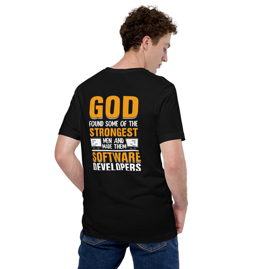 God Strongest Software - Unisex t-shirt ( Back Print ) by DarkByteGear