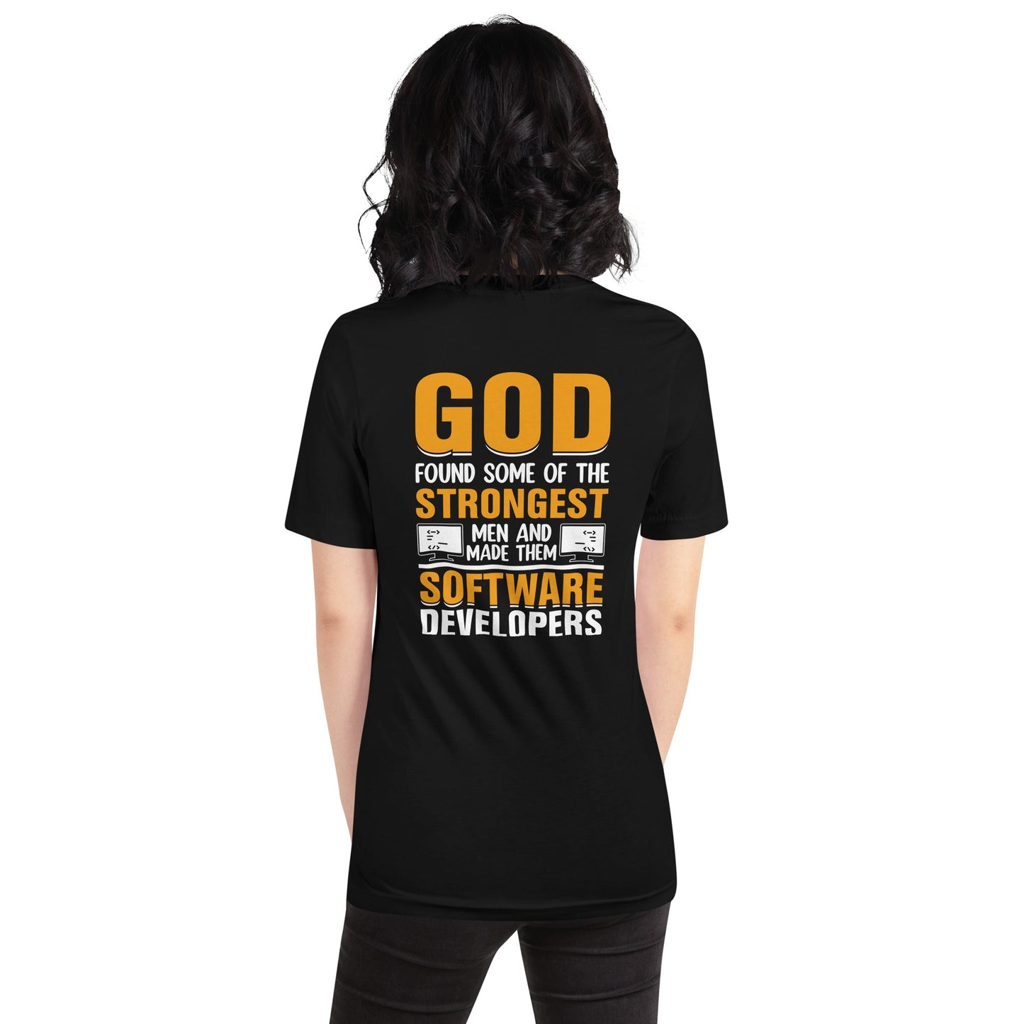 God Strongest Software - Unisex t-shirt ( Back Print ) by DarkByteGear
