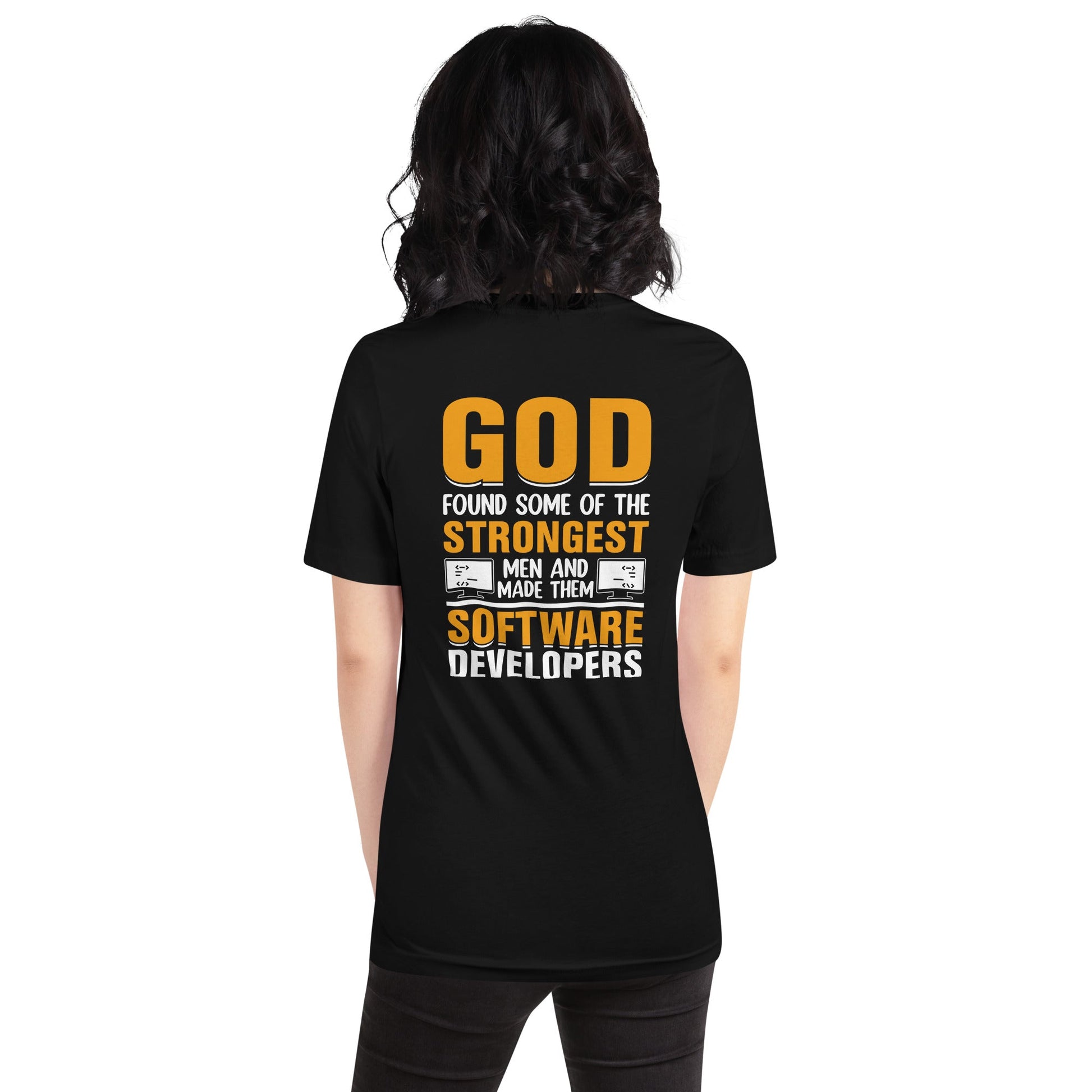 God Strongest Software - Unisex t-shirt ( Back Print ) by DarkByteGear