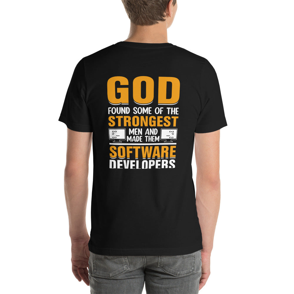 God Strongest Software - Unisex t-shirt ( Back Print ) by DarkByteGear