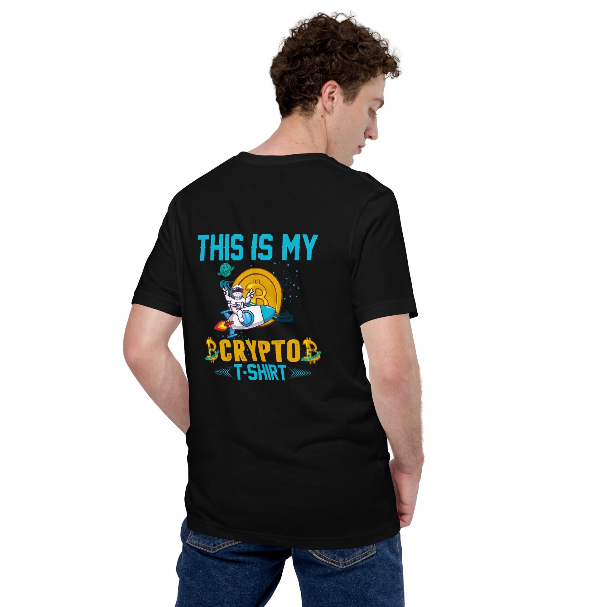 This is my Crypto T-shirt with Turtle Ninja and Missile - Unisex t-shirt by DarkByteGear