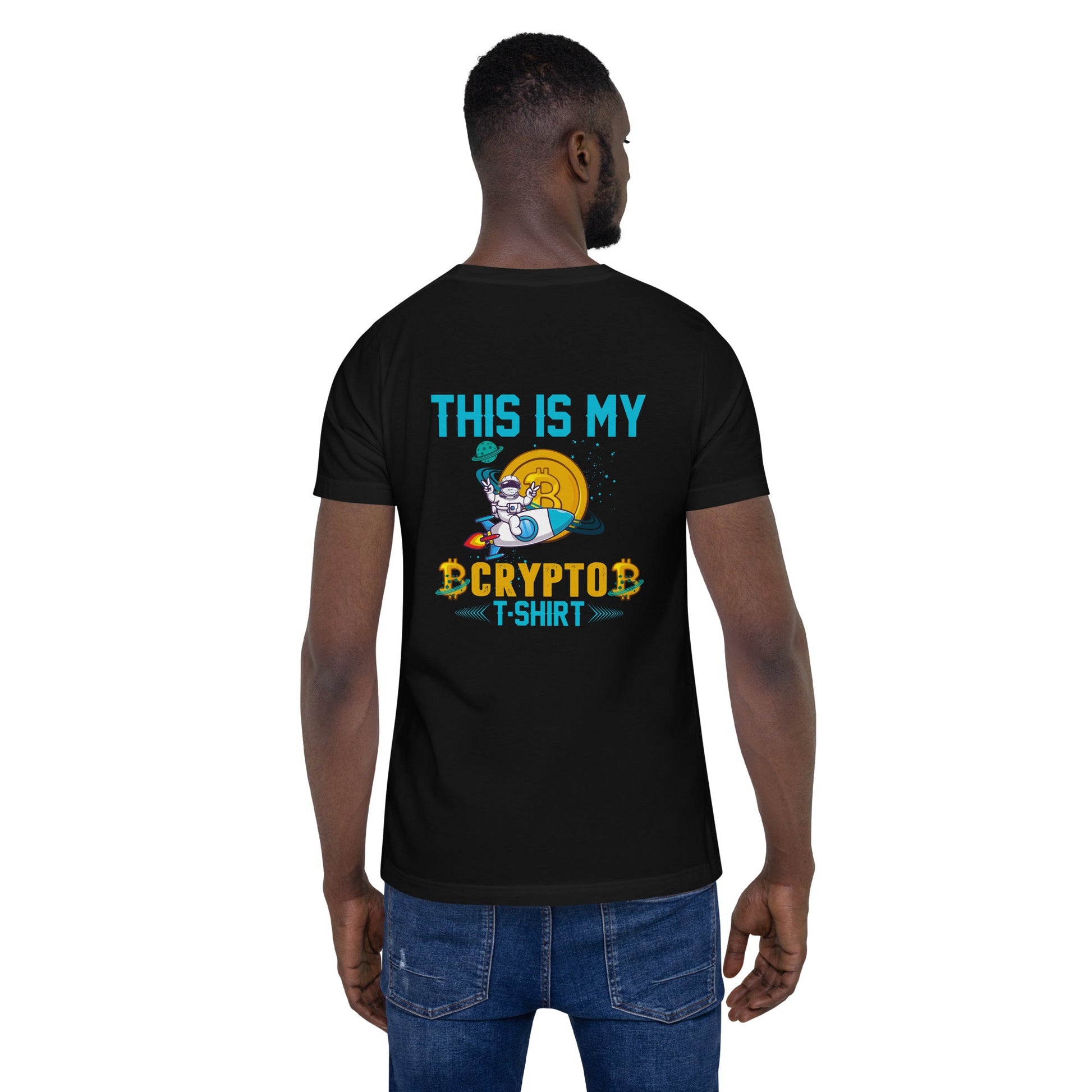 This is my Crypto T-shirt with Turtle Ninja and Missile - Unisex t-shirt by DarkByteGear