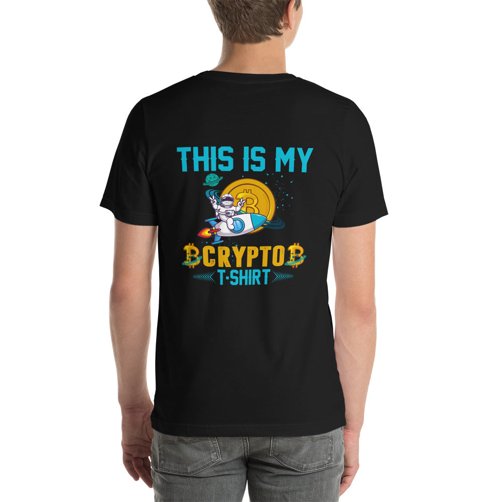 This is my Crypto T-shirt with Turtle Ninja and Missile - Unisex t-shirt by DarkByteGear