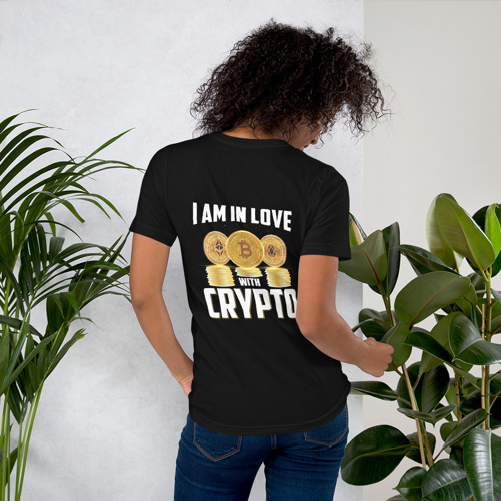 I am in love with Crypto Unisex t-shirt by DarkByteGear