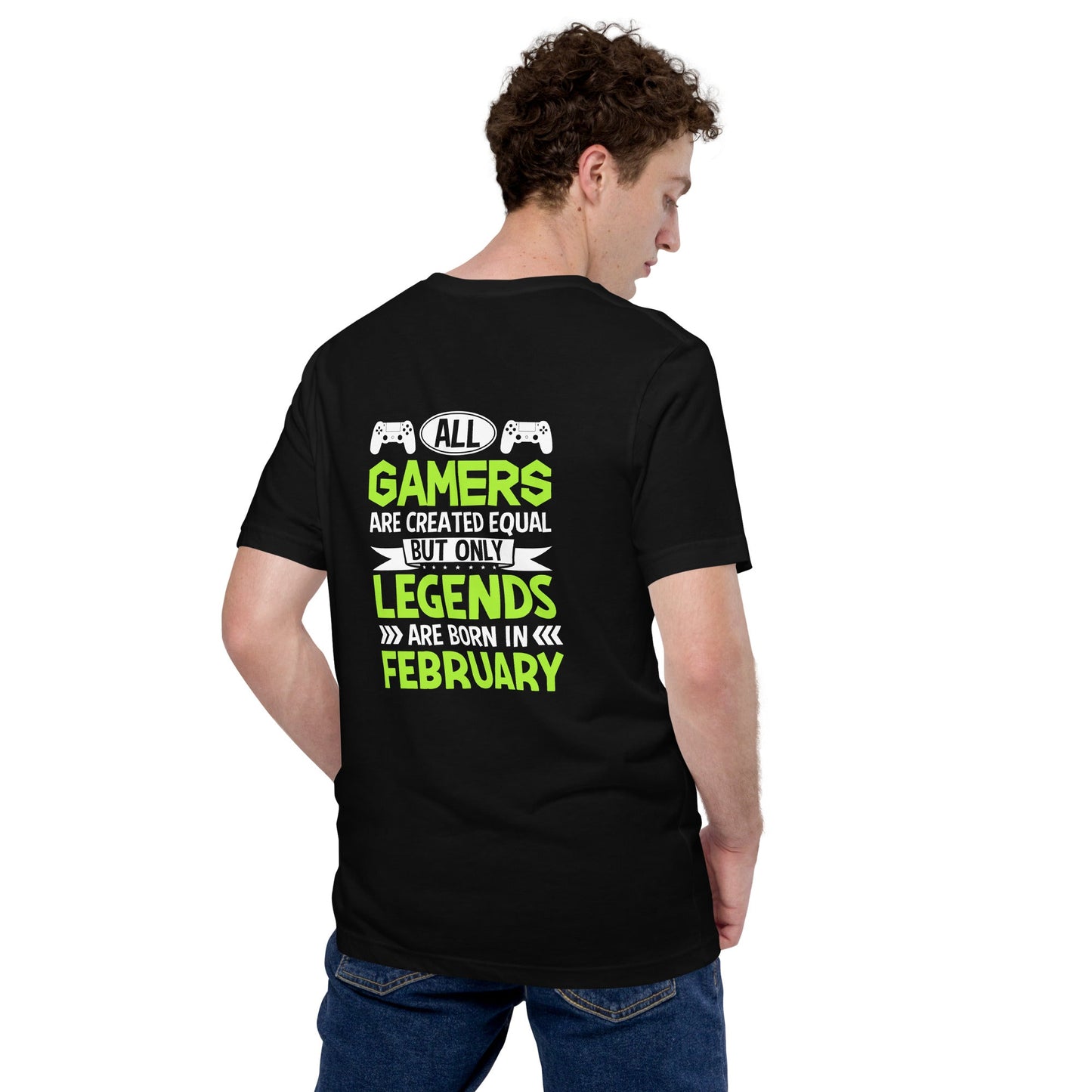 All Gamers are created equal - Unisex t-shirt ( Back Print ) by DarkByteGear