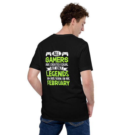 All Gamers are created equal - Unisex t-shirt ( Back Print ) by DarkByteGear