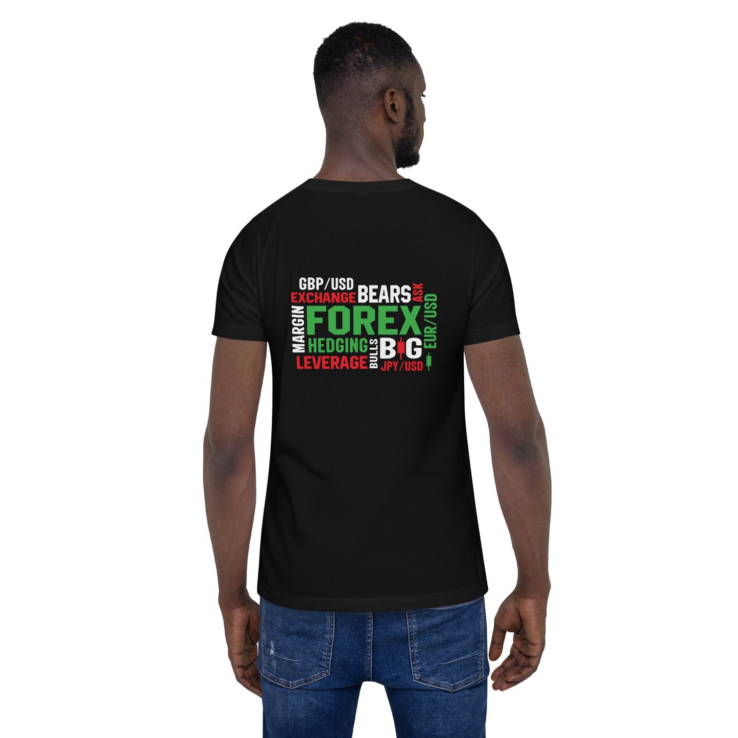 GMP Forex Trading ( DB ) - Unisex t-shirt ( Back Print ) by DarkByteGear