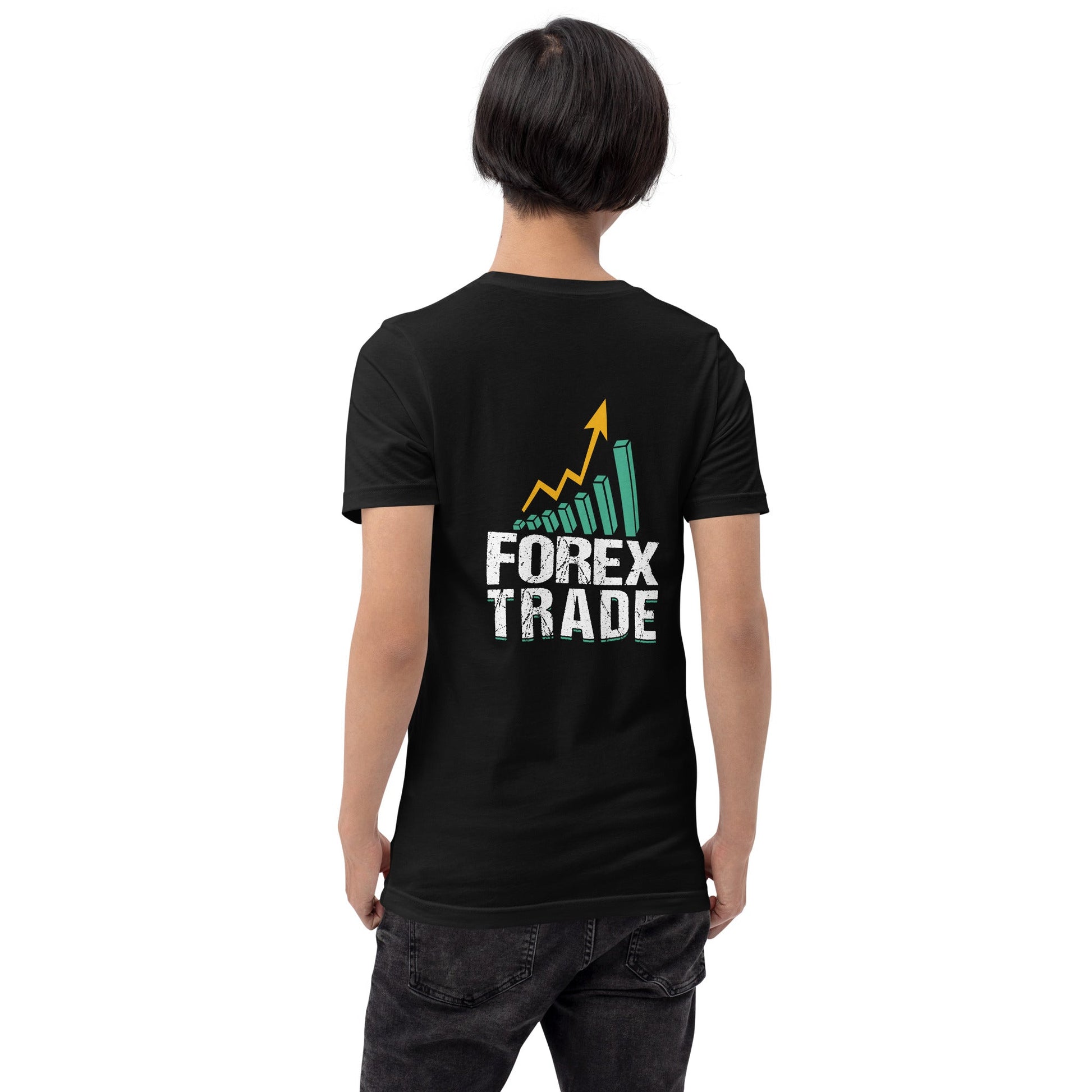 Forex Trading - Unisex t-shirt ( Back Print ) by DarkByteGear