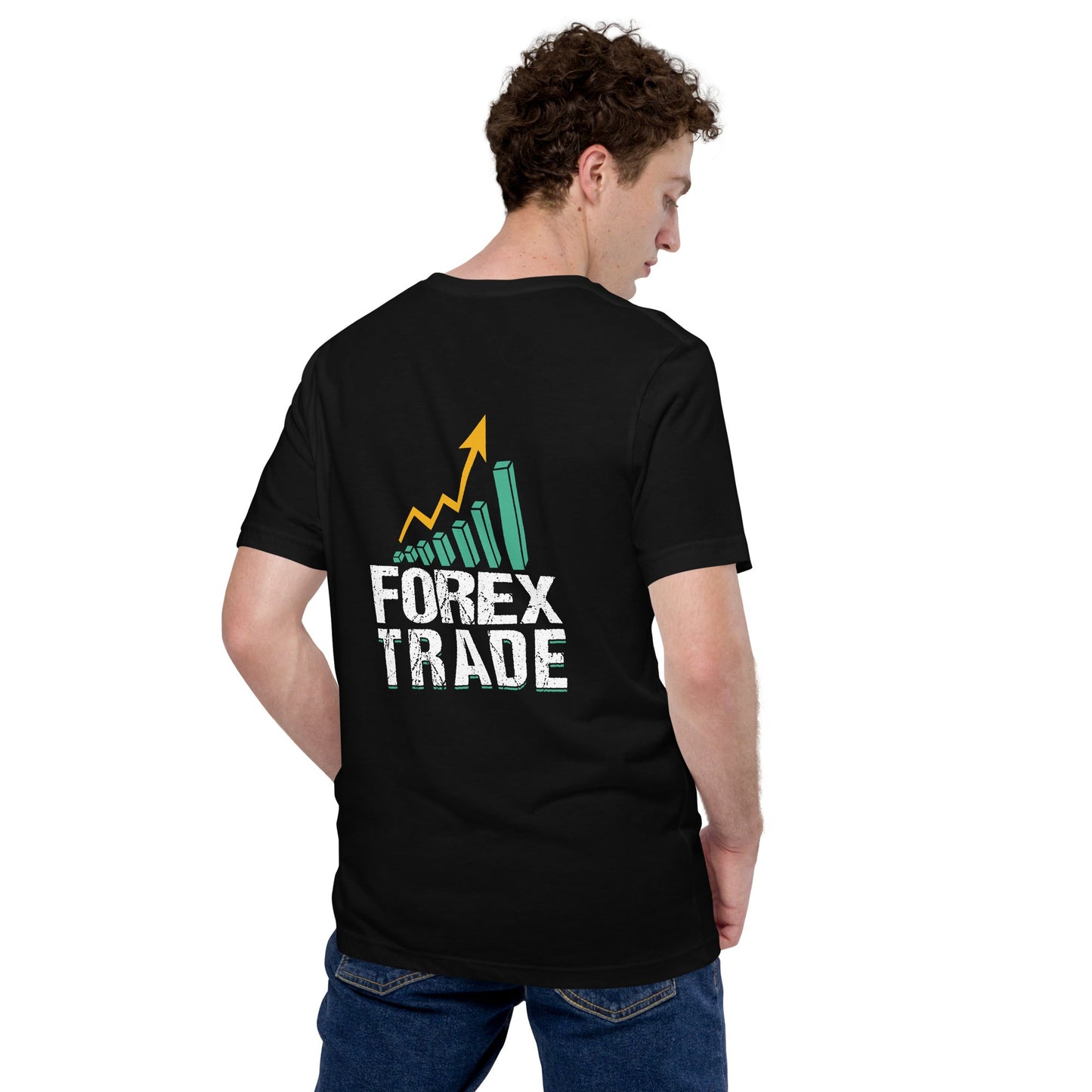 Forex Trading - Unisex t-shirt ( Back Print ) by DarkByteGear