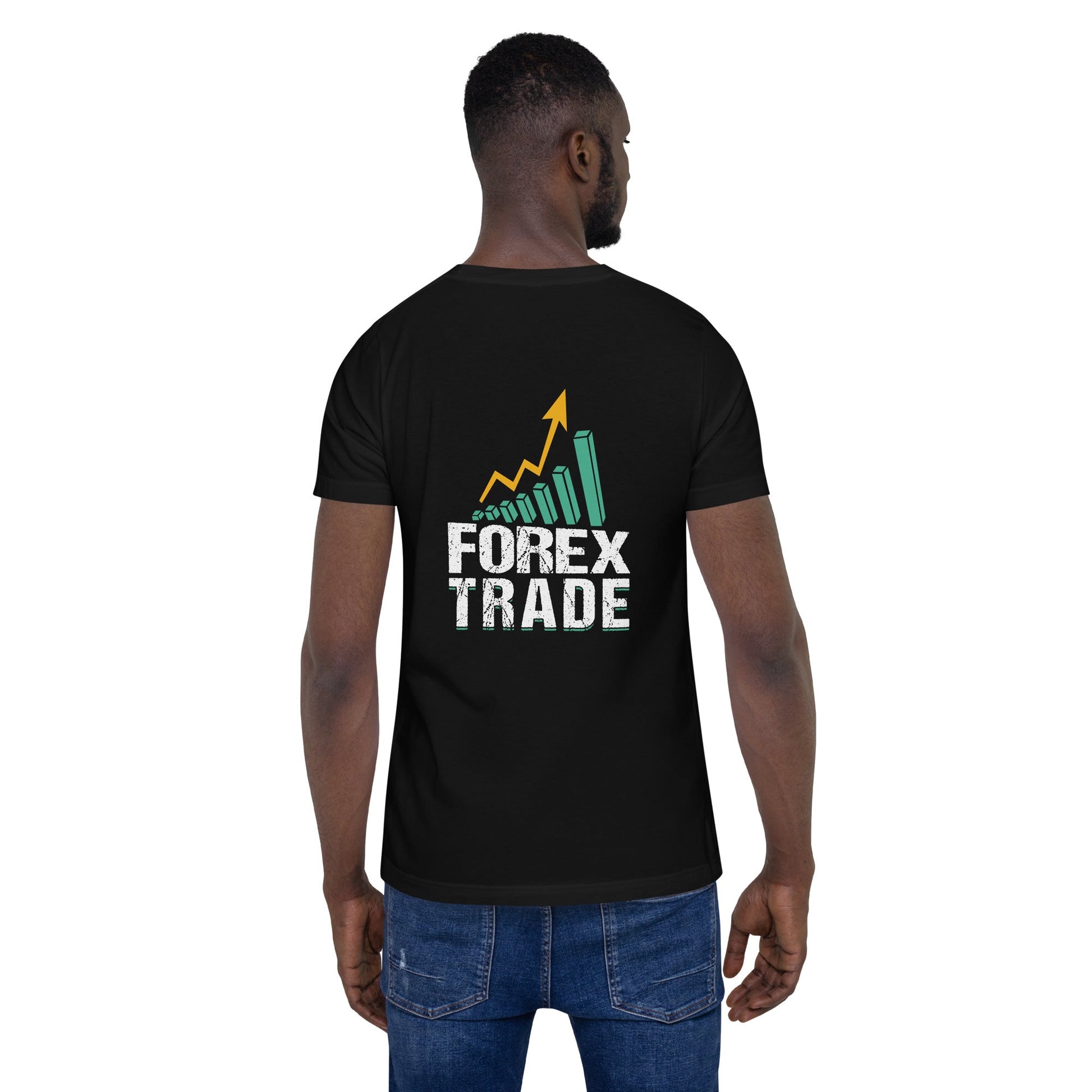 Forex Trading - Unisex t-shirt ( Back Print ) by DarkByteGear