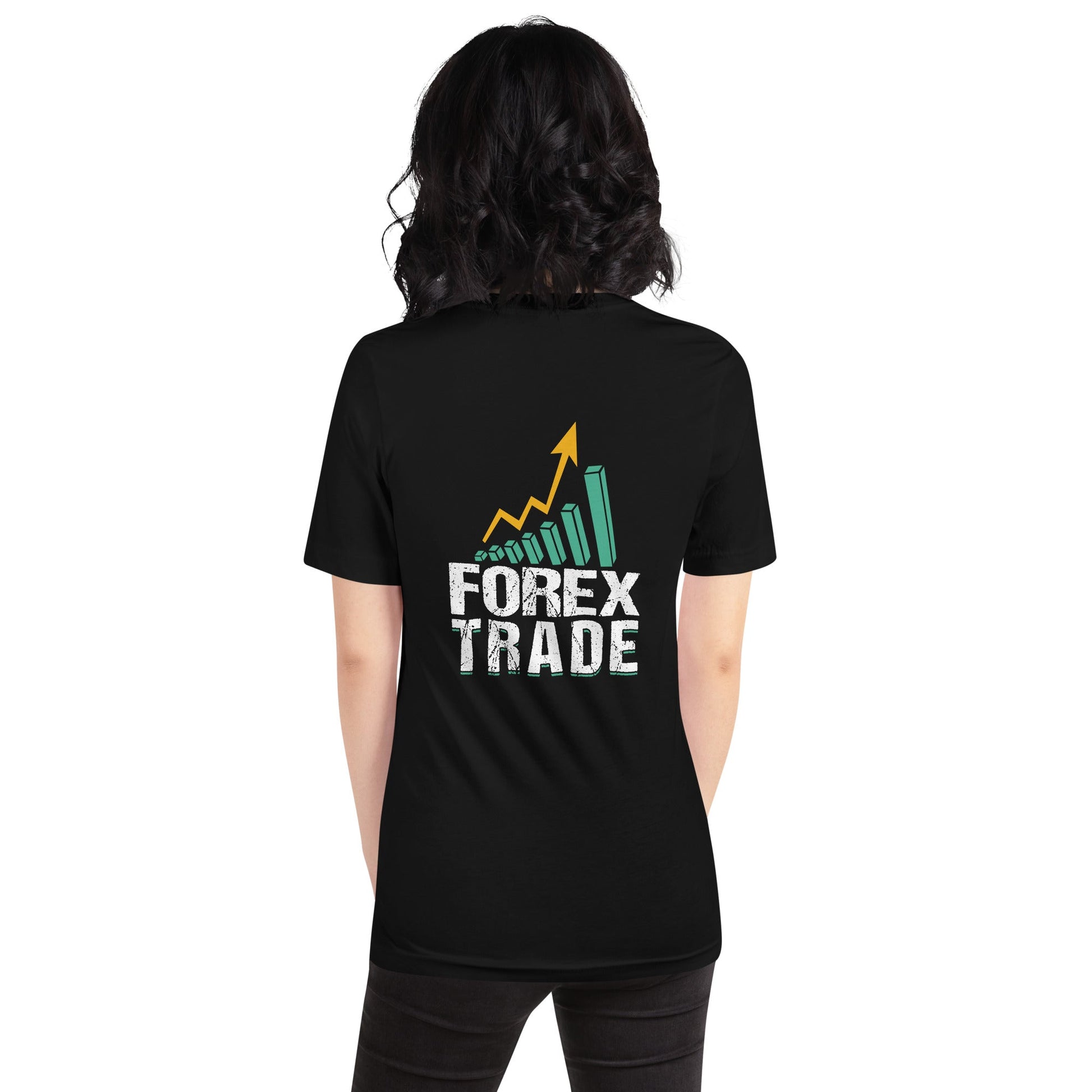 Forex Trading - Unisex t-shirt ( Back Print ) by DarkByteGear