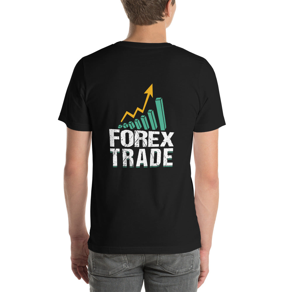 Forex Trading - Unisex t-shirt ( Back Print ) by DarkByteGear