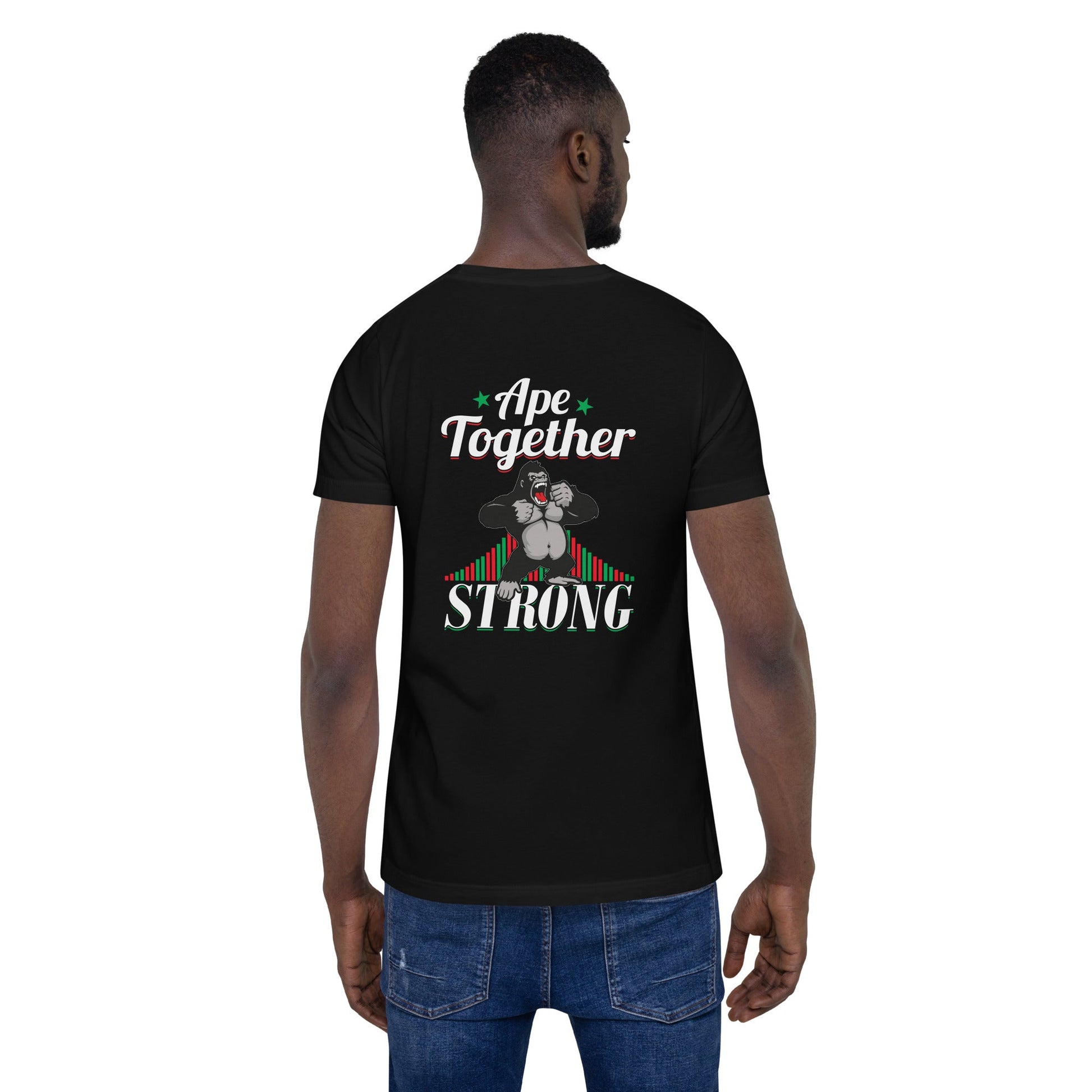 Ape together strong - Unisex t-shirt ( Back Print ) by DarkByteGear