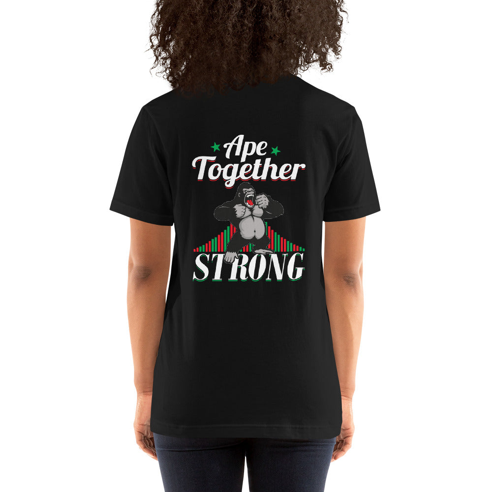 Ape together strong - Unisex t-shirt ( Back Print ) by DarkByteGear