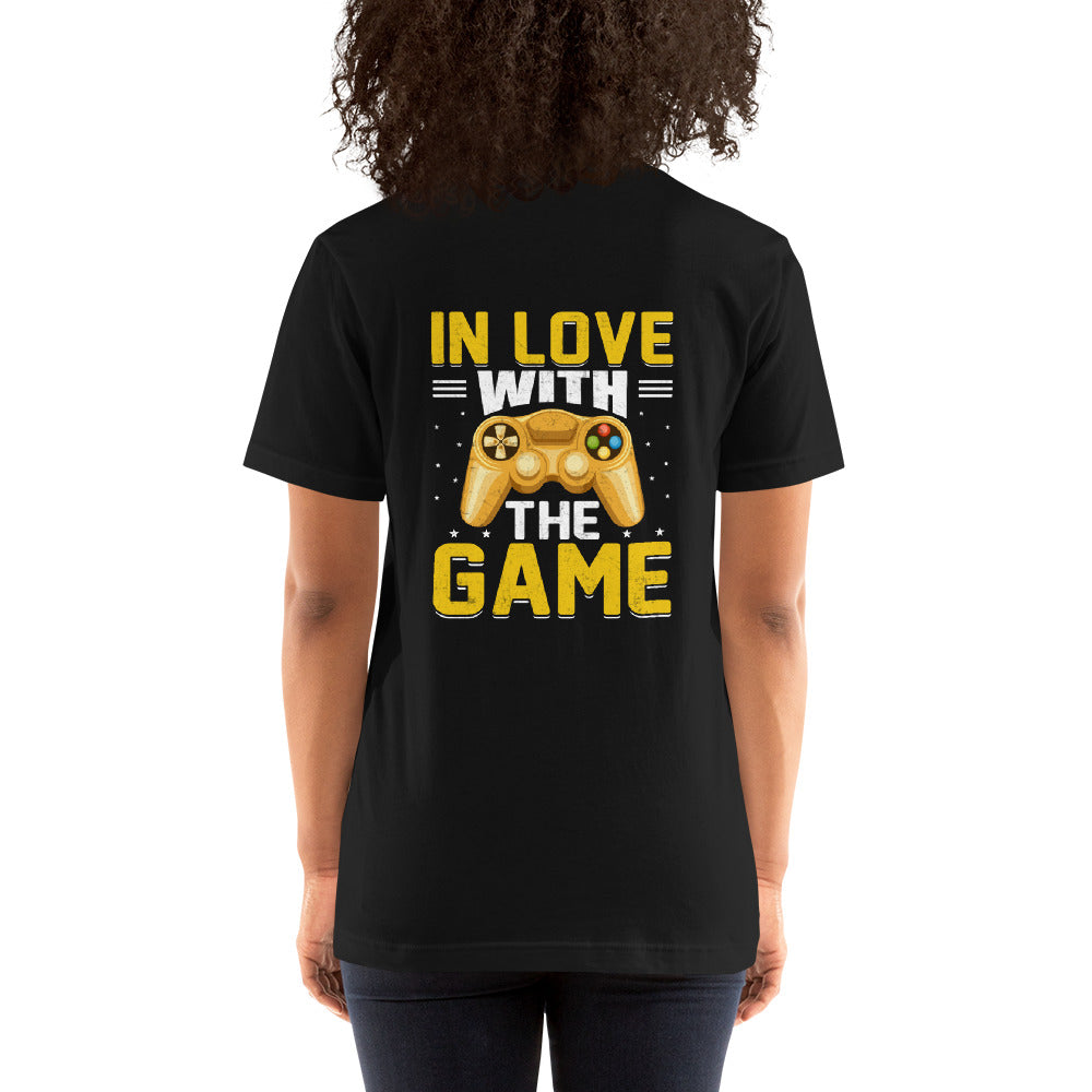 In Love With The Game - Unisex t-shirt ( Back Print ) by DarkByteGear