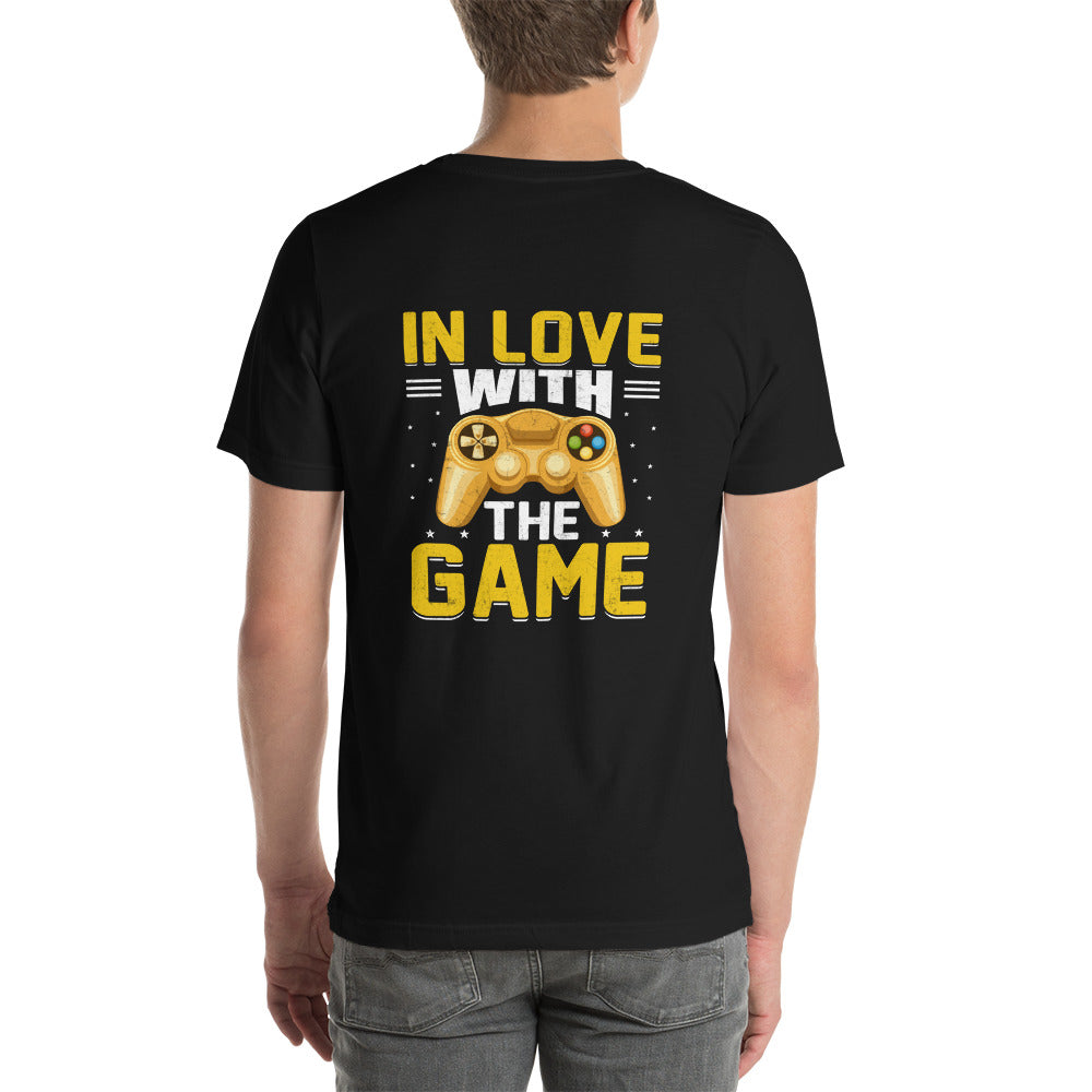 In Love With The Game - Unisex t-shirt ( Back Print ) by DarkByteGear