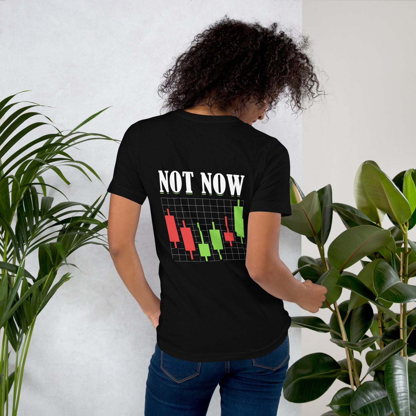 Not Now - Unisex t-shirt ( Back Print ) by DarkByteGear