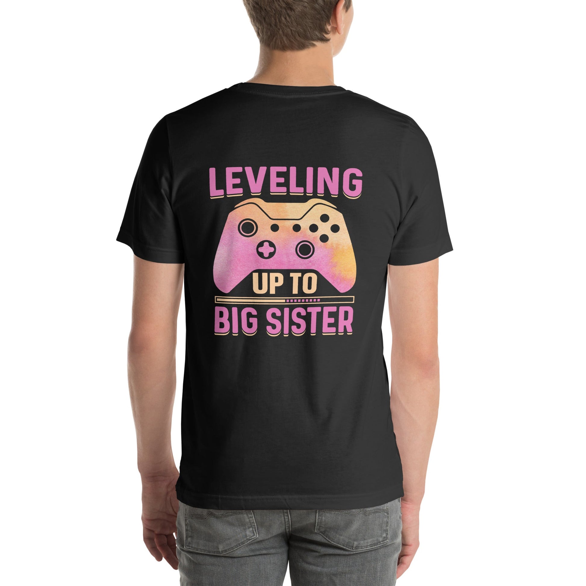 Levelling up to Big Sister - Unisex t-shirt by DarkByteGear