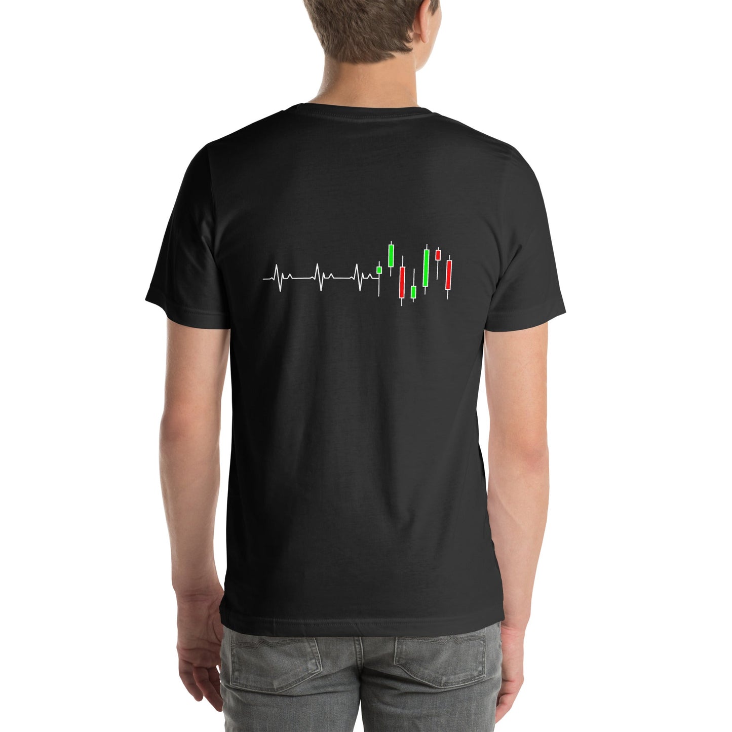 Forex Vector ( ) V1 - Unisex t-shirt ( Back Print ) by DarkByteGear