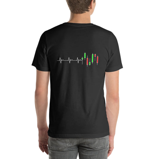 Forex Vector ( ) V1 - Unisex t-shirt ( Back Print ) by DarkByteGear
