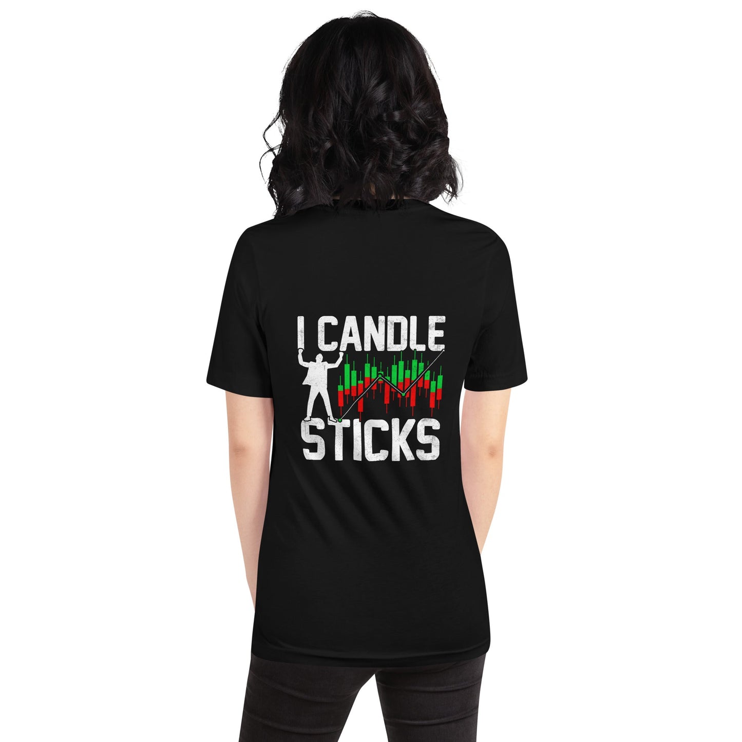 I Candle Stick - Unisex t-shirt ( Back Print ) by DarkByteGear