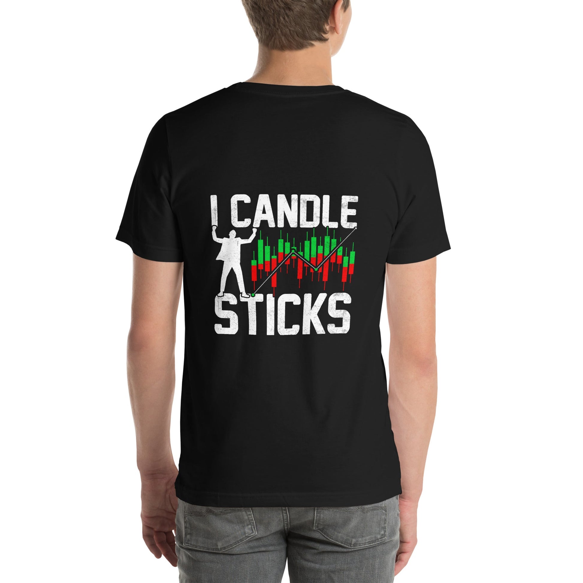 I Candle Stick - Unisex t-shirt ( Back Print ) by DarkByteGear