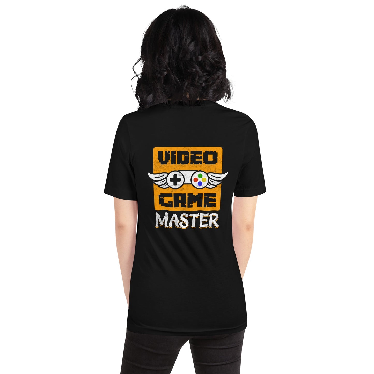 VIDEO GAME MASTER (MAHFUZ) - Unisex t-shirt ( Back Print ) by DarkByteGear