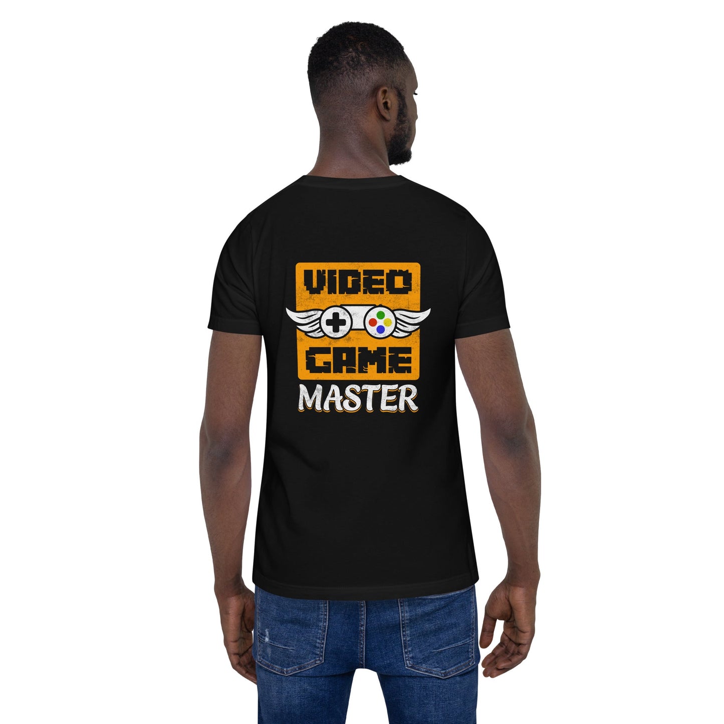 VIDEO GAME MASTER (MAHFUZ) - Unisex t-shirt ( Back Print ) by DarkByteGear