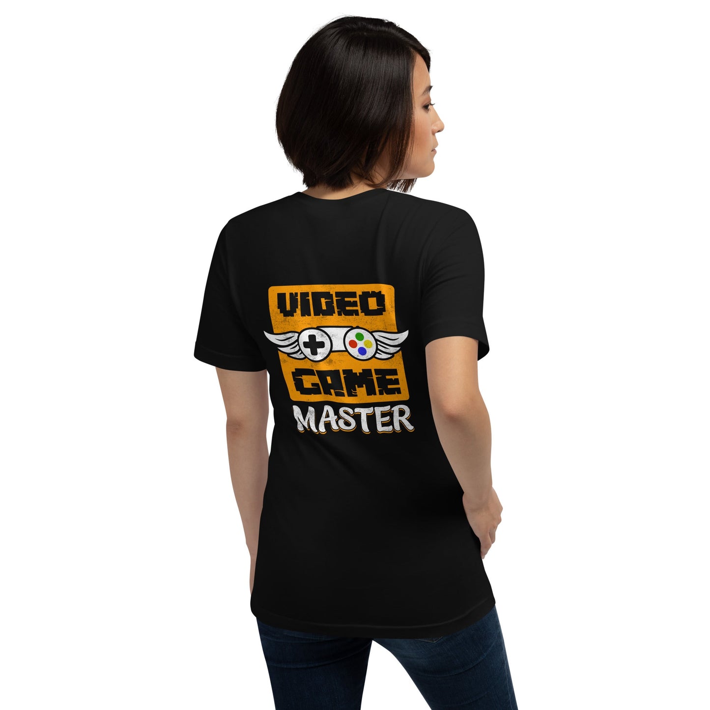 VIDEO GAME MASTER (MAHFUZ) - Unisex t-shirt ( Back Print ) by DarkByteGear