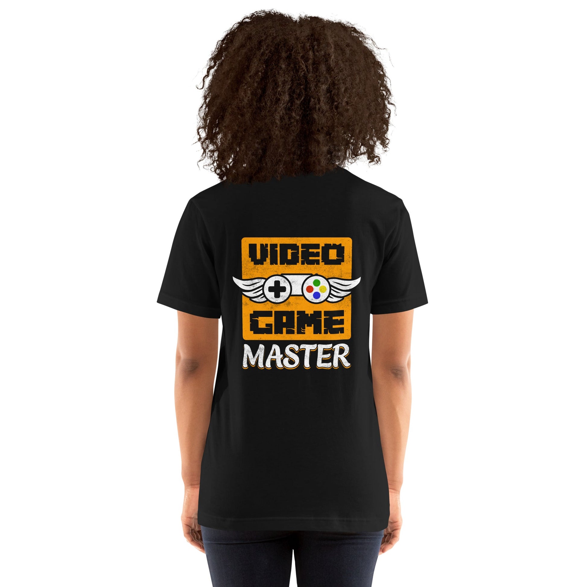 VIDEO GAME MASTER (MAHFUZ) - Unisex t-shirt ( Back Print ) by DarkByteGear