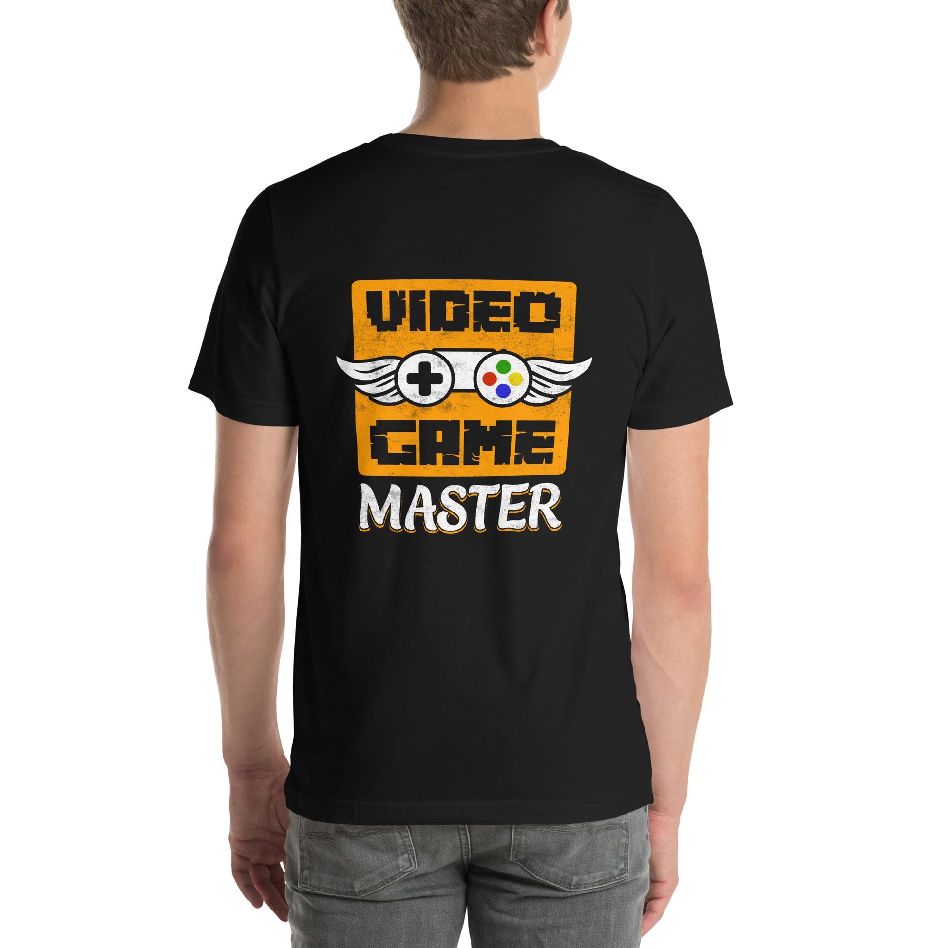 VIDEO GAME MASTER (MAHFUZ) - Unisex t-shirt ( Back Print ) by DarkByteGear