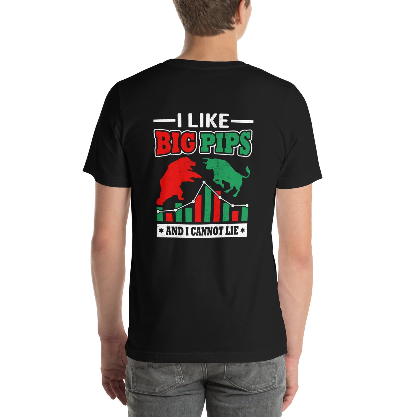 I Like Big Pips and I cannot Lie - Unisex t-shirt ( Back Print ) by DarkByteGear