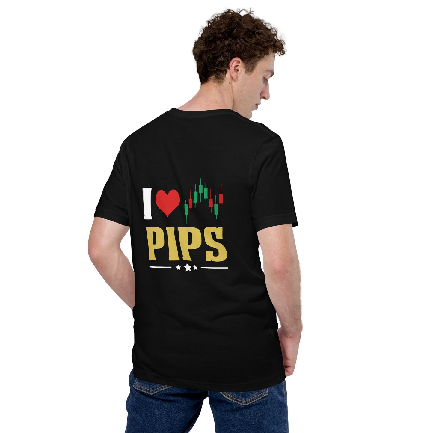 I Love Pips ( MAHFUZ ) - Unisex t-shirt ( Back Print ) by DarkByteGear