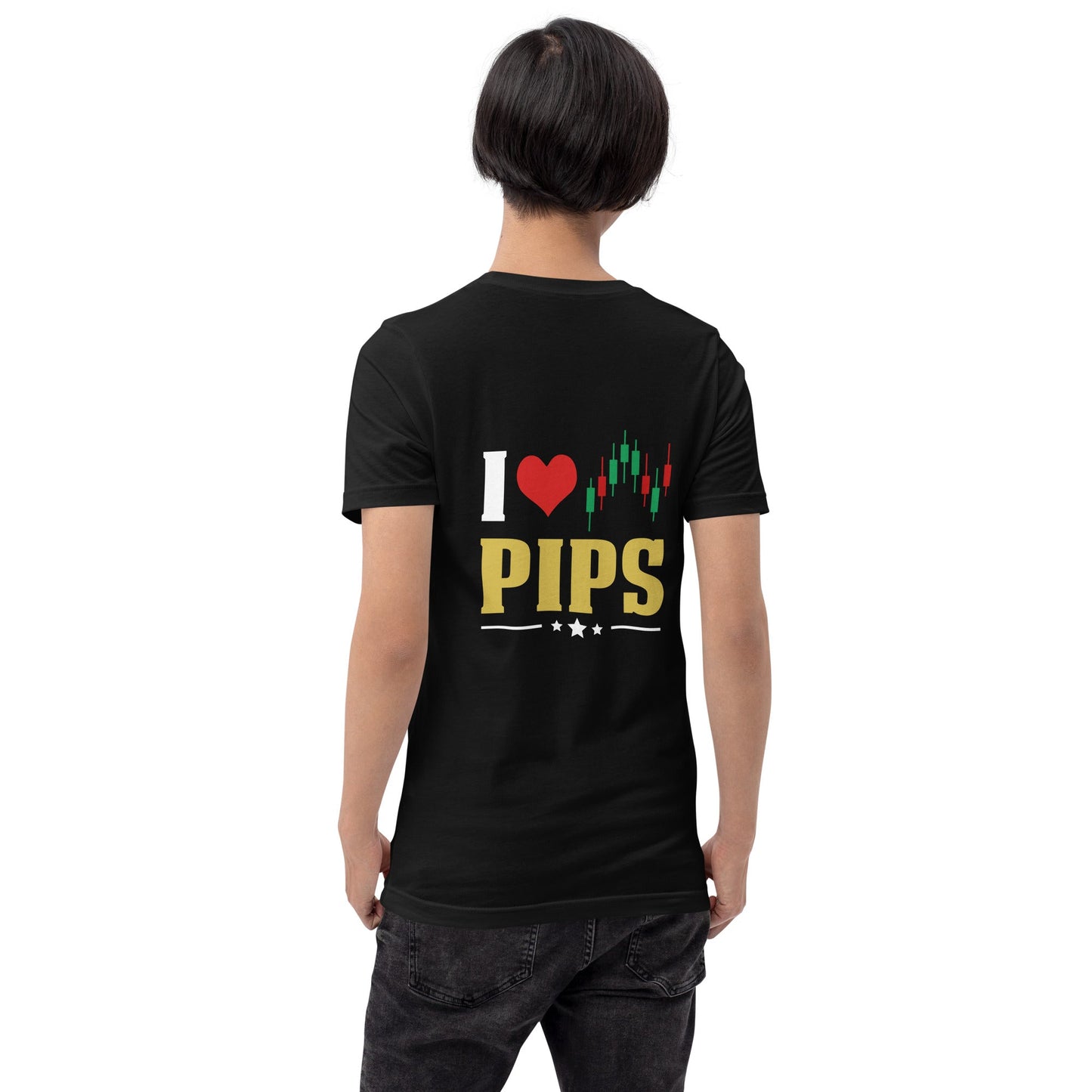 I Love Pips ( MAHFUZ ) - Unisex t-shirt ( Back Print ) by DarkByteGear