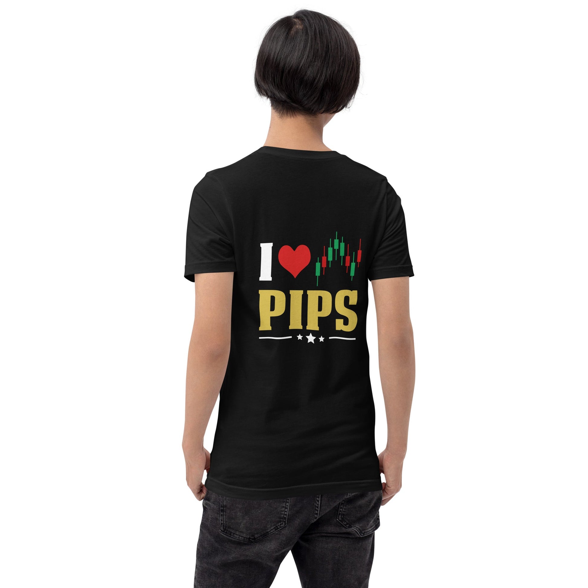 I Love Pips ( MAHFUZ ) - Unisex t-shirt ( Back Print ) by DarkByteGear