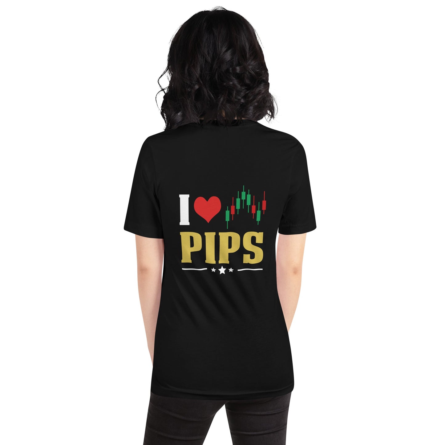 I Love Pips ( MAHFUZ ) - Unisex t-shirt ( Back Print ) by DarkByteGear